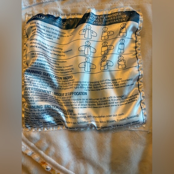 Halo SleepSack Set 100% Cotton Wearable Blanket Swaddle Transition Sleeping Bag - Picture 3 of 5